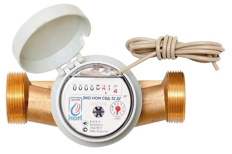 Счетчик воды ЭКО НОМ СВ Д-32 ДГ универсальный + КМЧ