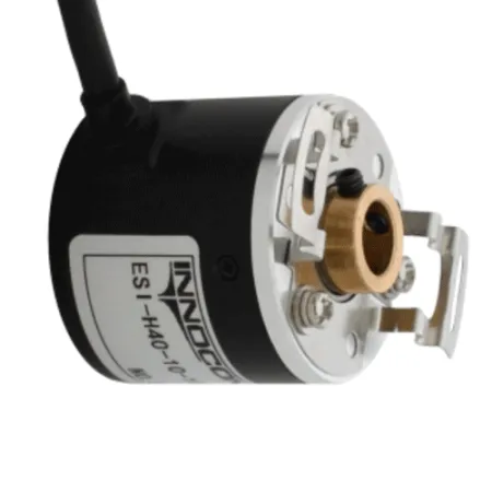 Инкрементальный энкодер D=40мм, полый вал 6мм, 2000 имп/об, 24VDC, выход HTL, IP54, -20…+80°C, радиальный кабель 2м