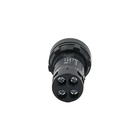 Кнопка зеленая выступающая с подсветкой, 1NO,  24V AC/DC, IP54, пластик
