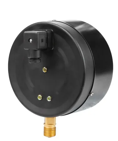 Вакуумметры, мановакуумметры, манометры электроконтактные пылевлагозащищенные ДВ2005ф, ДА2005ф, ДМ2005ф IP53 Тех.стекло (Диаметр: 160 мм)