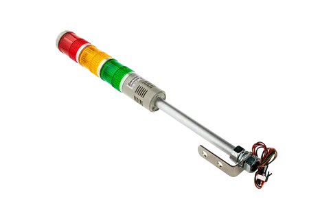 Светосигнальная колонна с зуммером, 24В AC/DC