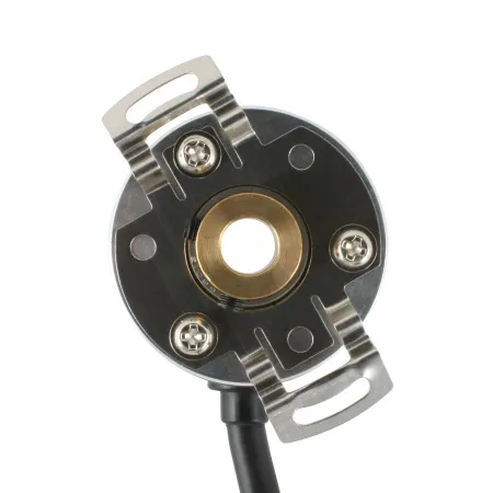 Инкрементальный энкодер D=40мм, полый вал 6мм, 2000 имп/об, 24VDC, выход HTL, IP54, -20…+80°C, радиальный кабель 2м