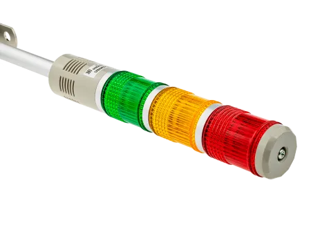 Светосигнальная колонна с зуммером, 24В AC/DC