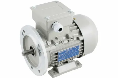 INNORED Электродвигатель трёхфазный асинхронный (1.5кВт 1400 об,мин) 200"24мм, на лапах, схема включения "звезда"/"треугольник" (380В/220В), IP55 RM90M-4 B35
