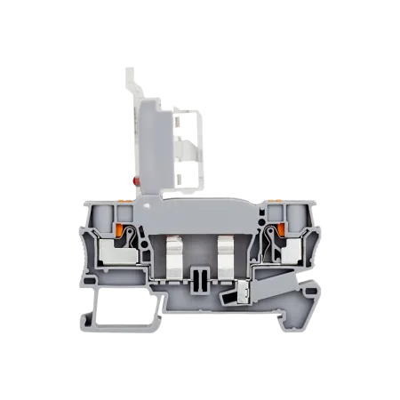 Клемма push-in с держателем предохранителя, 4 мм², индикация 220В