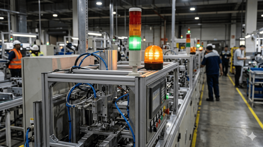 светосигнальные маячки на производстве